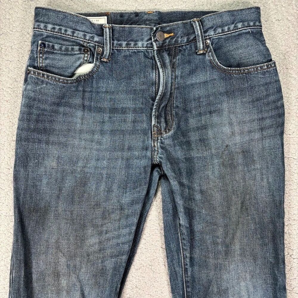 GAP Vintage Straight Sahara Jeans Men's 32x32 Stains‎ Distressed Whiskers Faded
